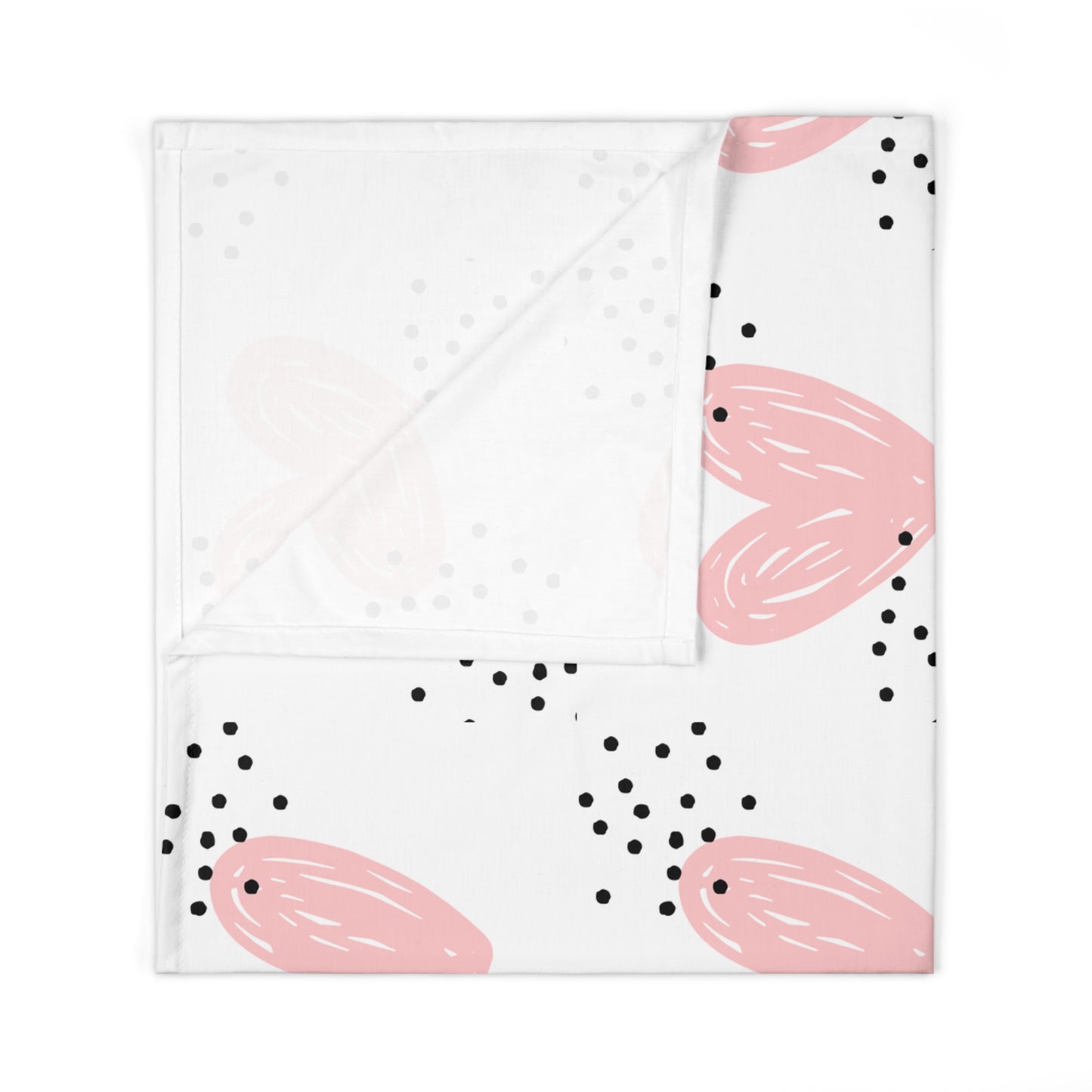 Baby Blanket Pink Hearts