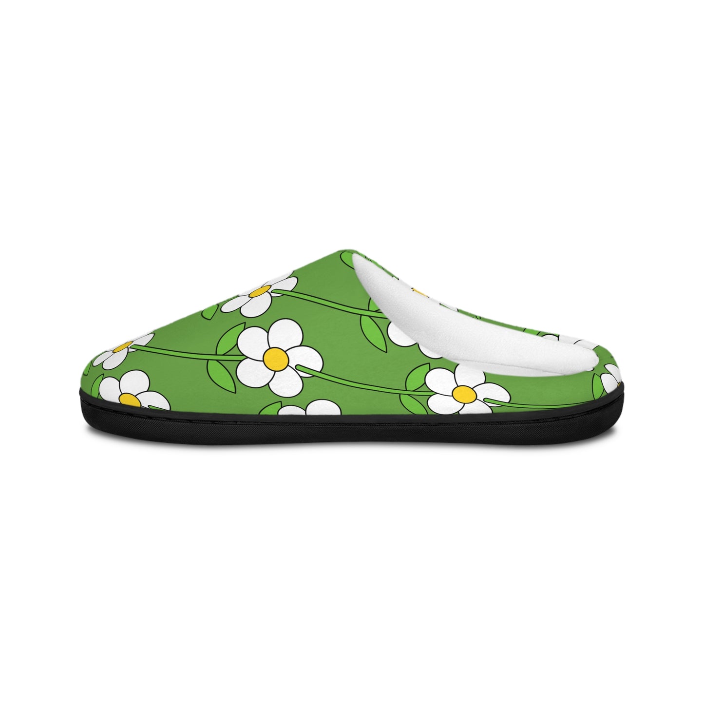 Green Flower Women's Indoor Slippers Spring 2025 Collection 1