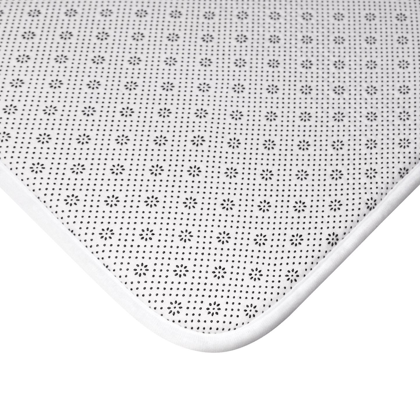 Green Flower Bath Mat 24 x 17 Spring 2025 Collection 1