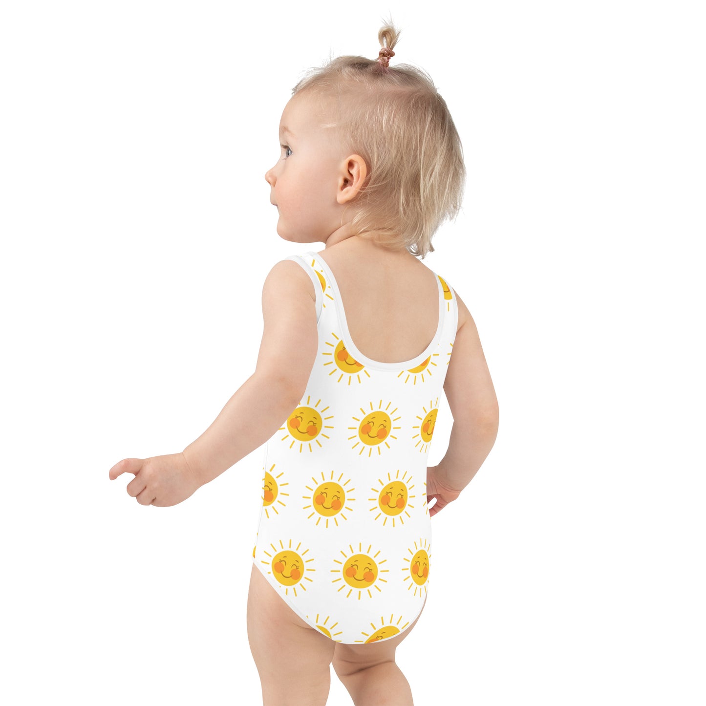 Sunshine All-Over Print Kids Swimsuit