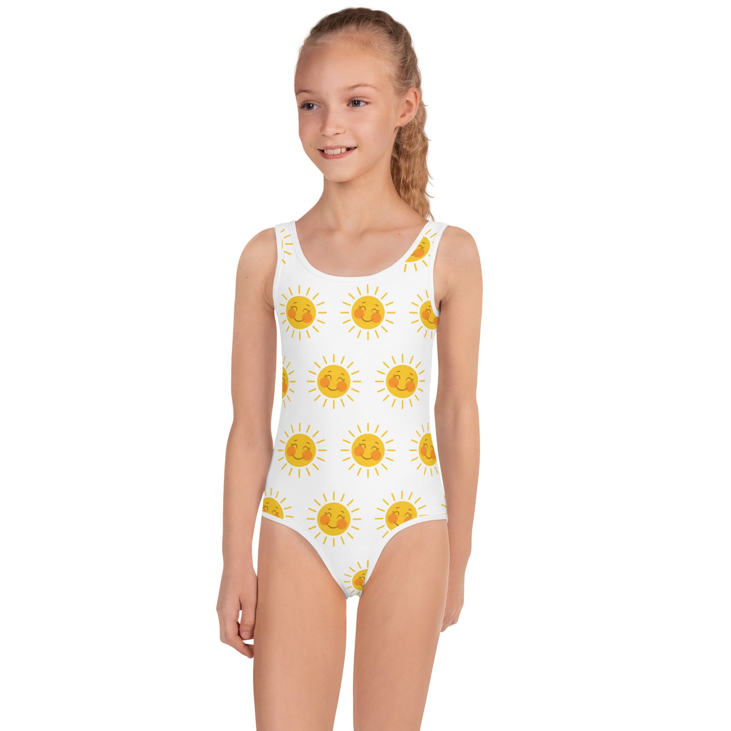 Sunshine All-Over Print Kids Swimsuit