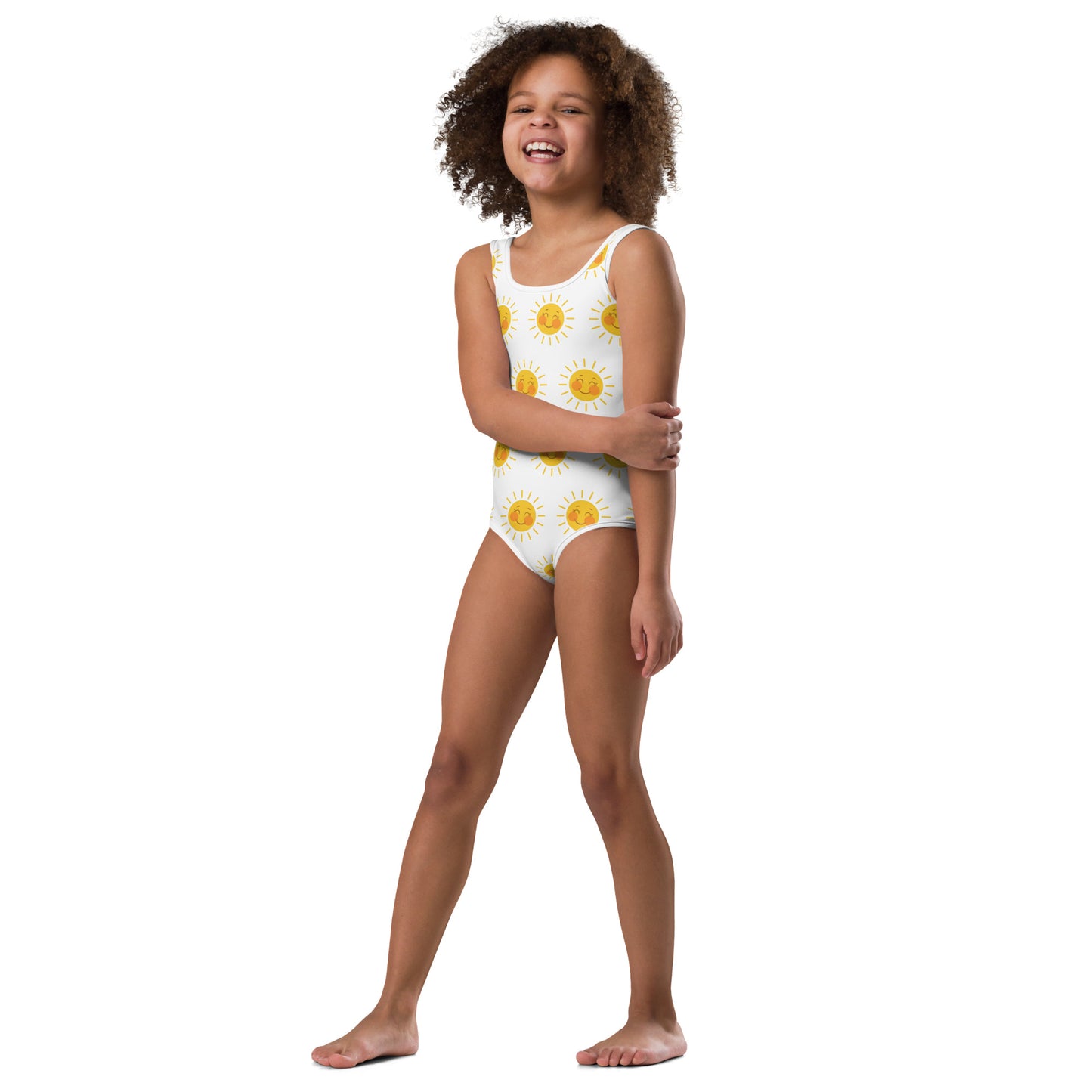 Sunshine All-Over Print Kids Swimsuit
