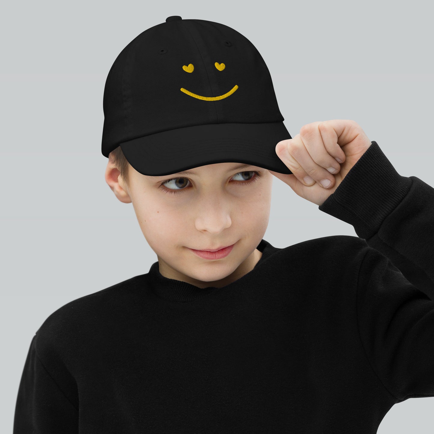 Heart Smiley Youth Cap