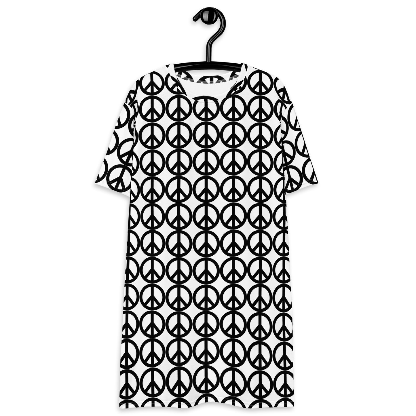 Peace Sign T-Shirt Dress