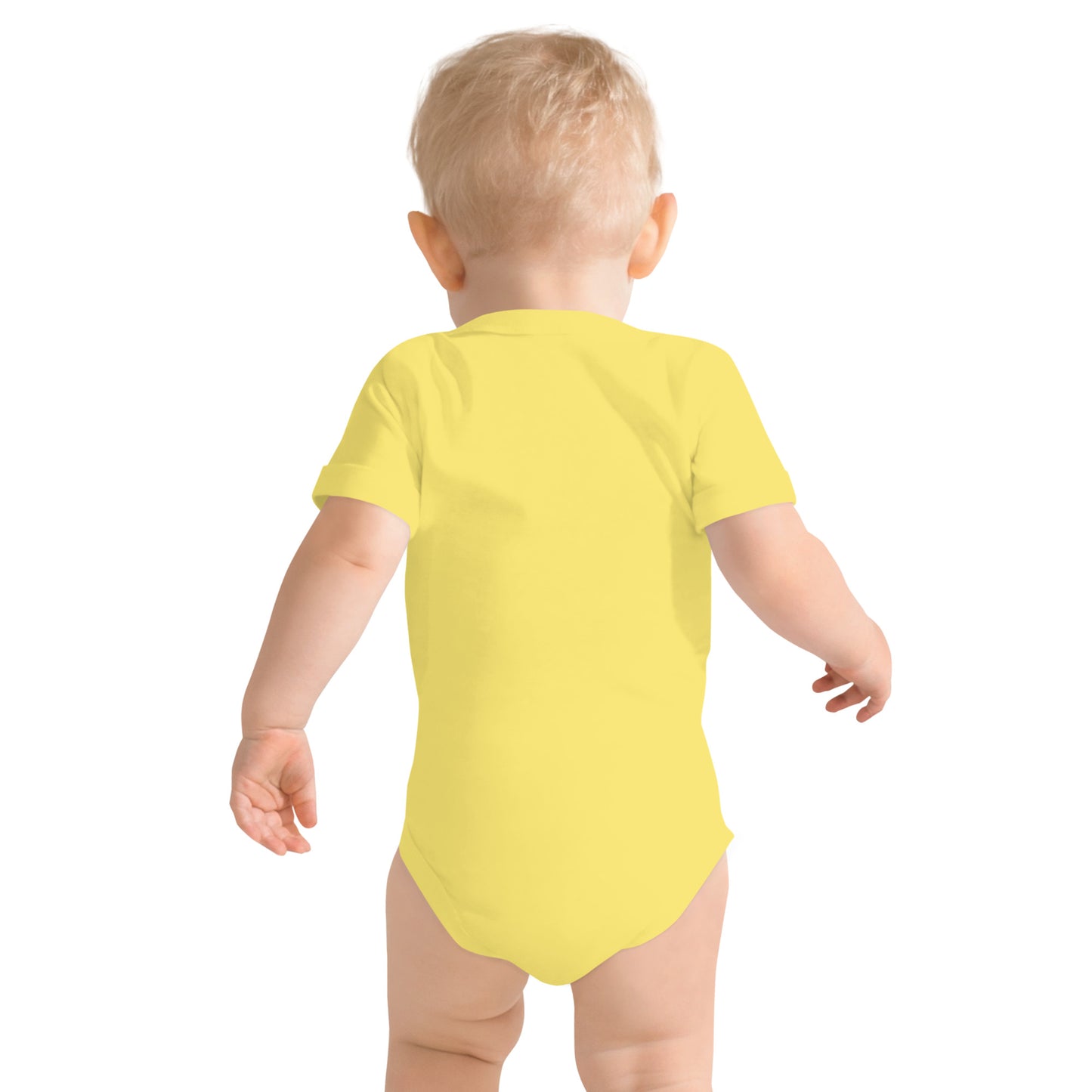 Yellow Sunflower Baby Short Sleeve One Piece