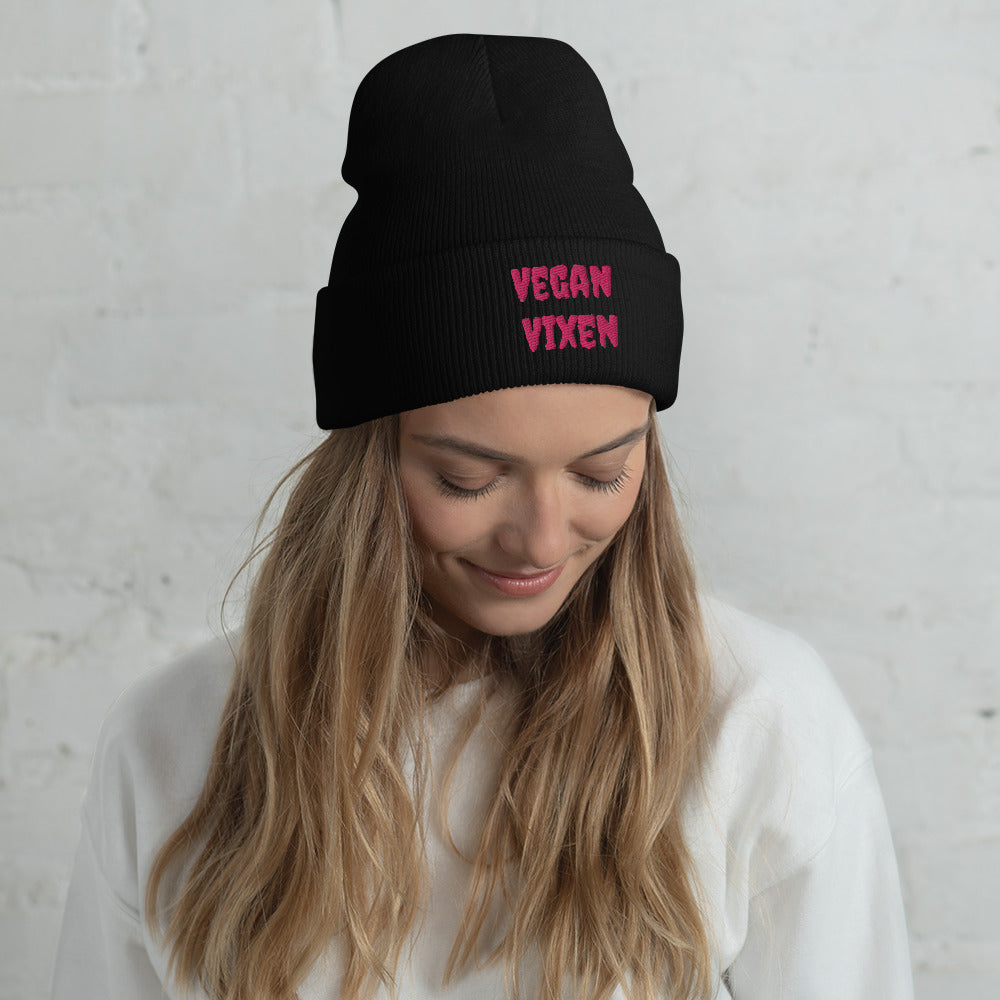 Vegan Vixen Cuffed Beanie