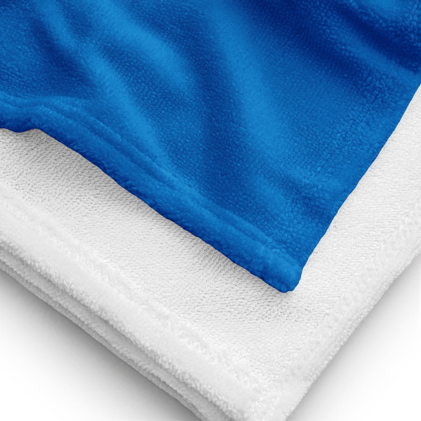 Vintage Flower Towel Blue Green