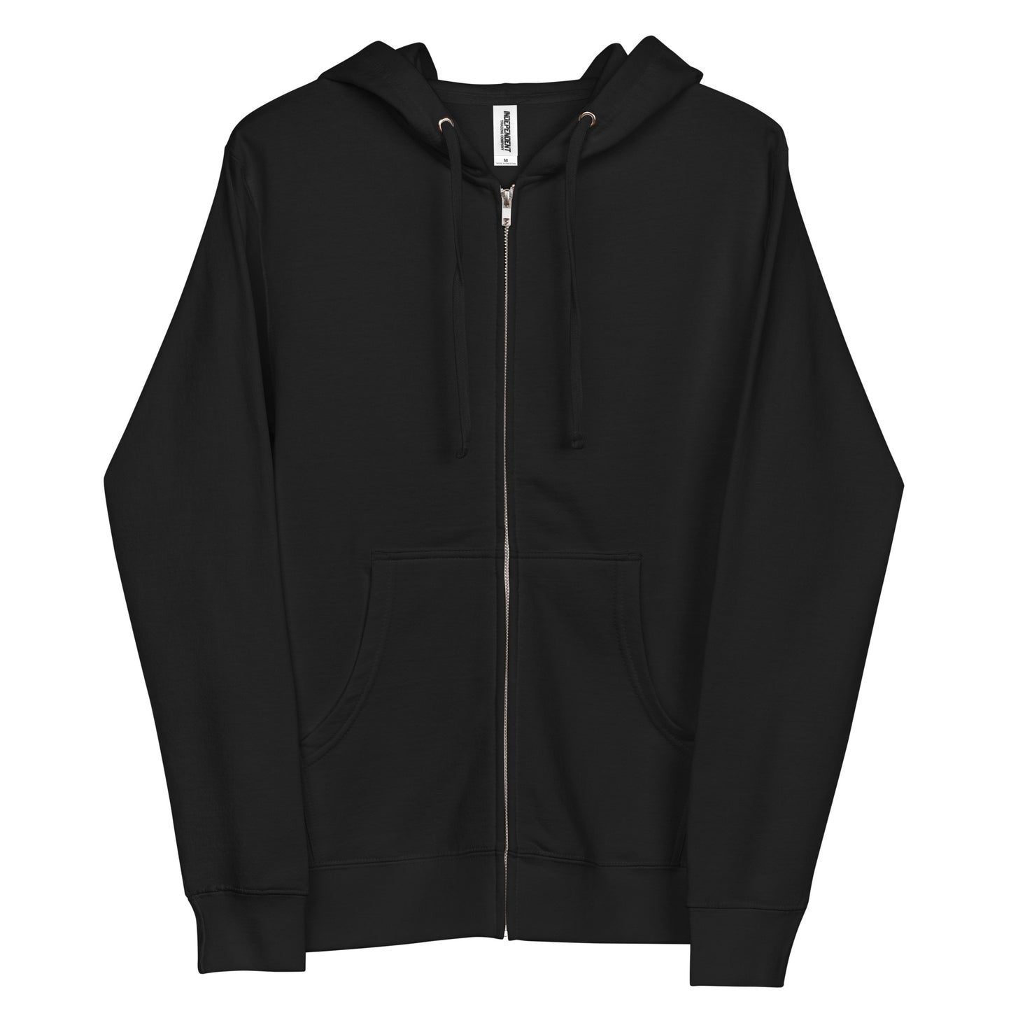 Orange Spider Black Unisex Fleece Zip up Hoodie