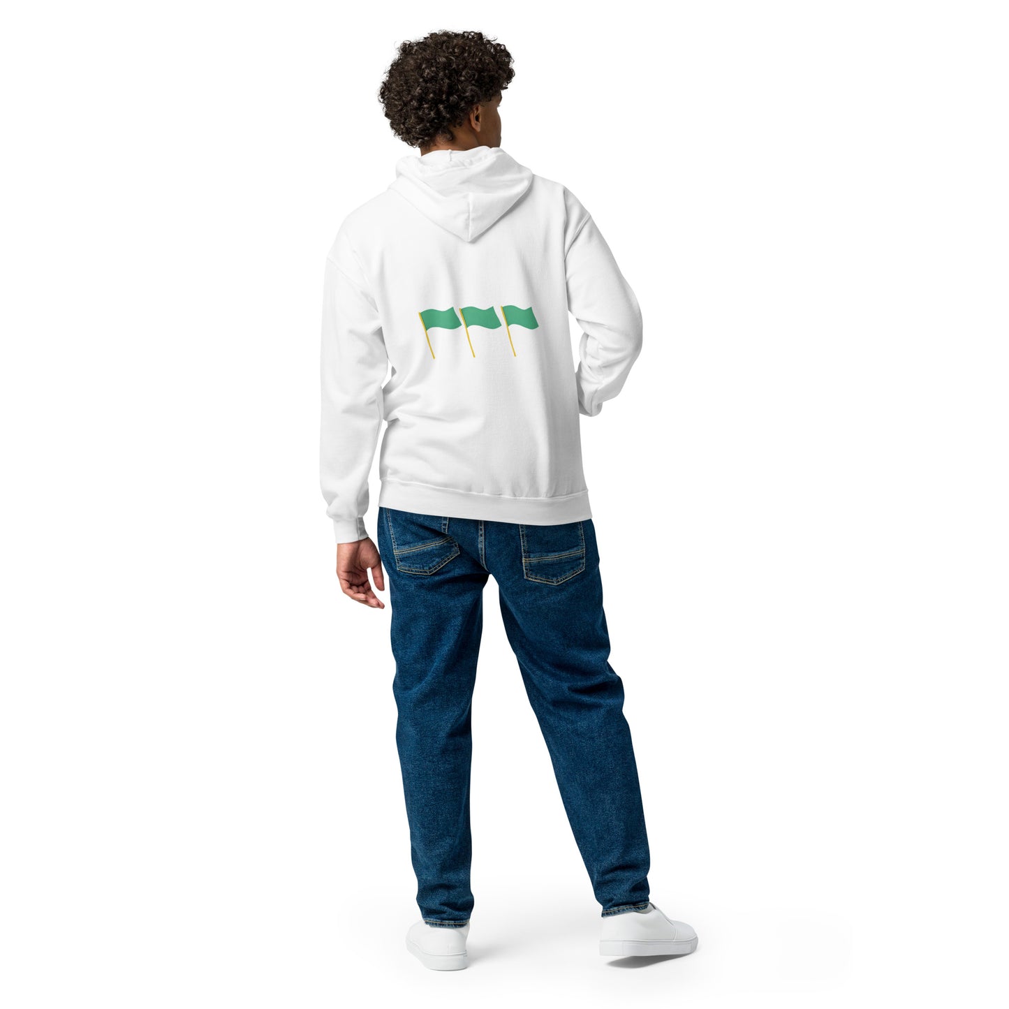 Green Flags Unisex Heavy Blend Zip Hoodie