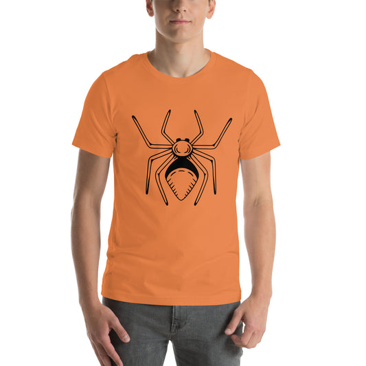 Spider Halloween Fall Orange Unisex t-shirt