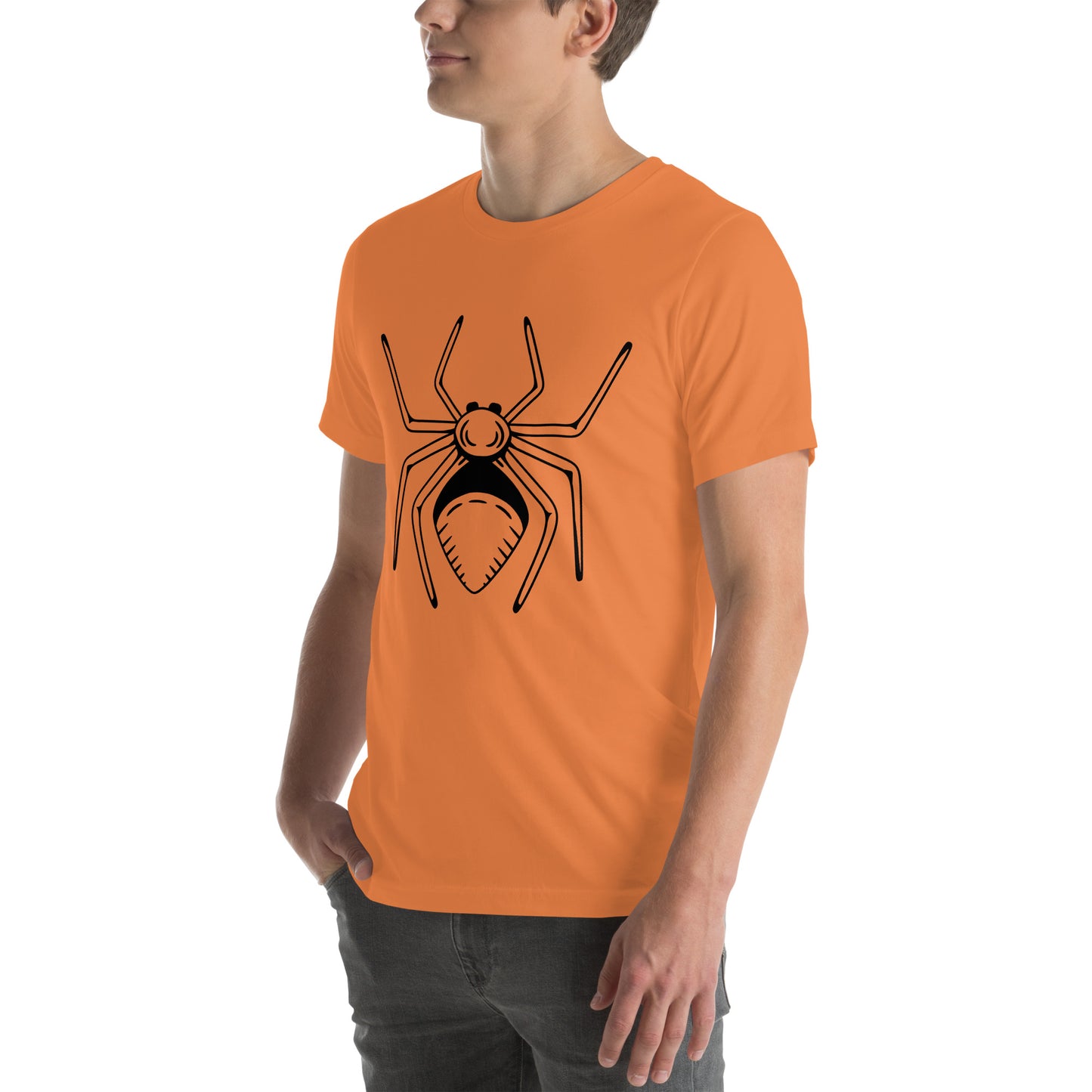 Spider Halloween Fall Orange Unisex t-shirt