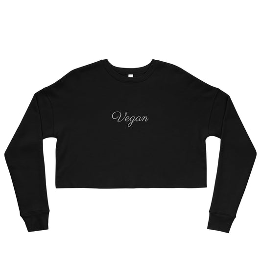 Vegan Crop Sweatshirt