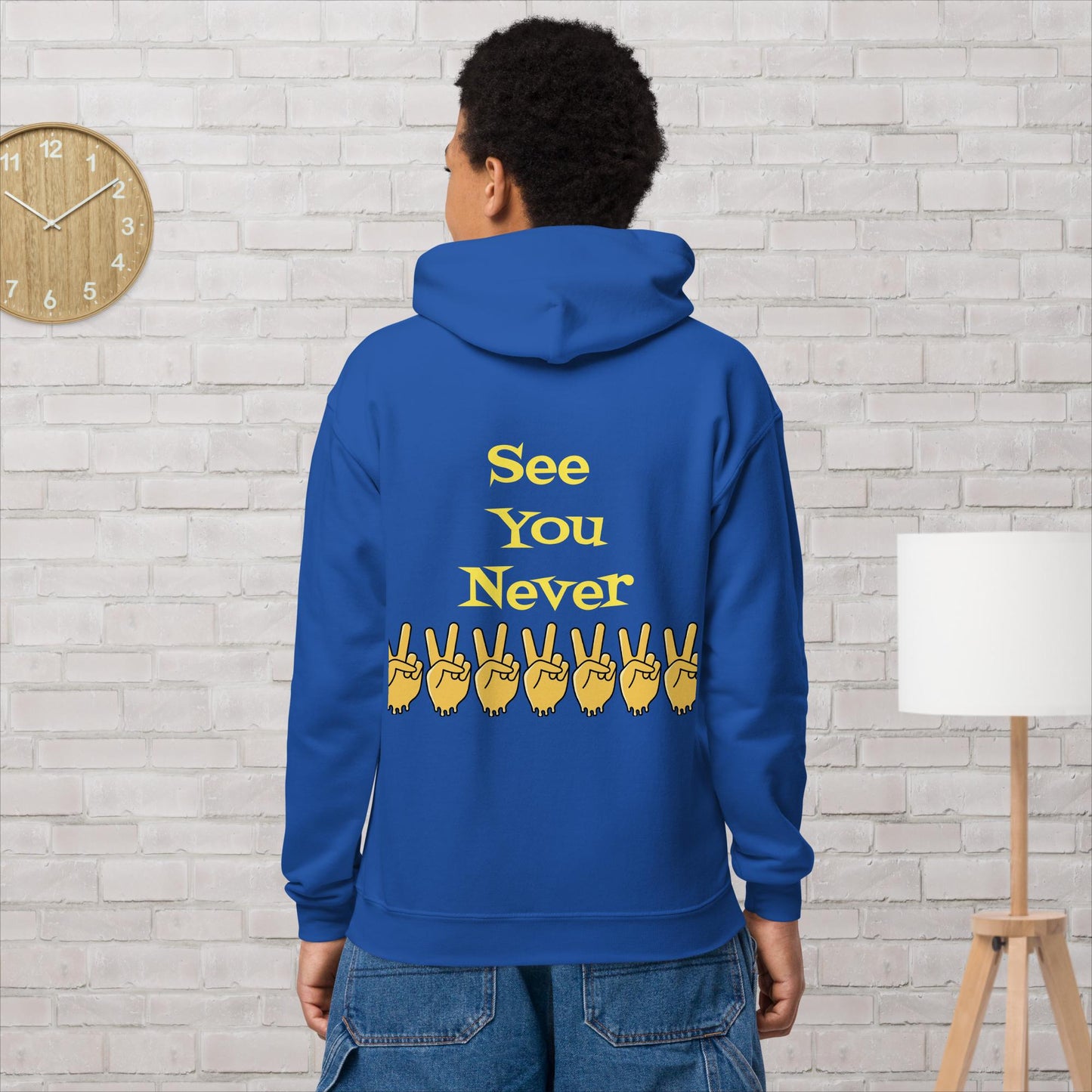 See You Never Youth Heavy Blend Hoodie